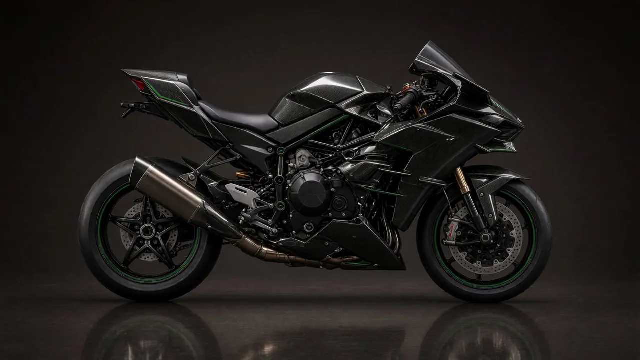 Kawasaki Ninja H2R ve 1:18 diecast modeli