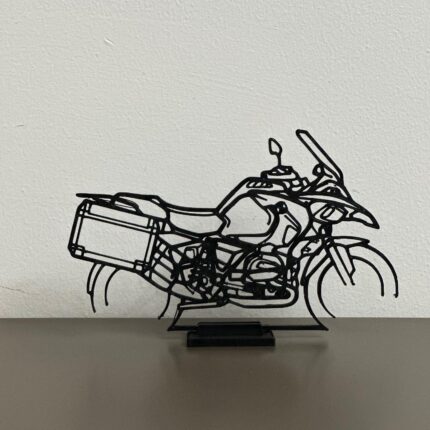 BMW GS 3D Motosiklet Figürü | Masaüstü Dekor & Duvar Tablosu