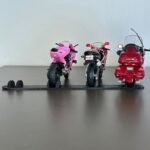 4’lü 1/18 Motosiklet Arka Teker Standı – 3D Baskı Raf Düzenleyici - Görsel 3