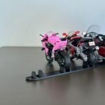 4’lü 1/18 Motosiklet Arka Teker Standı – 3D Baskı Raf Düzenleyici - Görsel 4