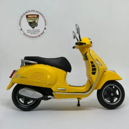 Vespa GTS Super 1:12 Diecast Model – Welly Lisanslı Scooter - görsel 2