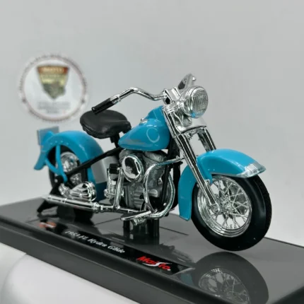 Harley Davidson FLH Duo Glide Maket Motor - 1:18 Maisto