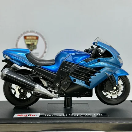 Kawasaki Ninja ZX-14R Maket Motor – 1:18 Maisto Diecast - görsel 2