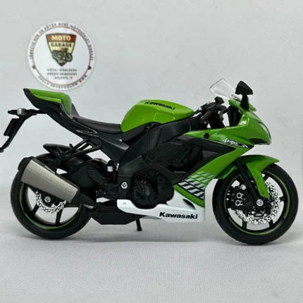 Kawasaki Ninja ZX-10R 1:12 Diecast Maket Motor - görsel 2