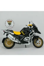 BMW R1250 GS Maket Motor - 1:12 Diecast Altın Jant - Görsel 2