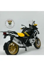 BMW R1250 GS Maket Motor - 1:12 Diecast Altın Jant - Görsel 3
