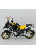 BMW R1250 GS Maket Motor - 1:12 Diecast Altın Jant - Görsel 5
