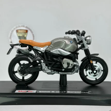 BMW R nineT Scrambler Maket Motor – 1:18 Maisto Diecast - görsel 2