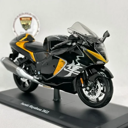 Suzuki Hayabusa 2022 Maket Sesli & Işıklı Motor - 1:12 Diecast - Stantsız