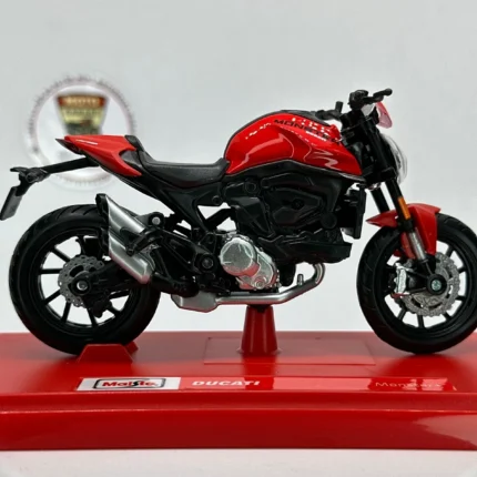 Ducati Monster Maket Motor – 1:18 Maisto Diecast Kırmızı - görsel 2