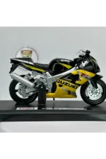 Suzuki GSX-R600 Maket Motor - 1:18 Maisto Diecast Sarı Siyah - Görsel 2