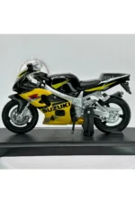 Suzuki GSX-R600 Maket Motor - 1:18 Maisto Diecast Sarı Siyah - Görsel 5