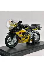 Suzuki GSX-R600 Maket Motor - 1:18 Maisto Diecast Sarı Siyah - Görsel 6