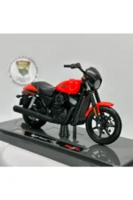 Harley Davidson Street 750 Maket Motor - 1:18 Maisto Kırmızı