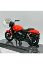 Harley Davidson Street 750 Maket Motor - 1:18 Maisto Kırmızı - Görsel 4