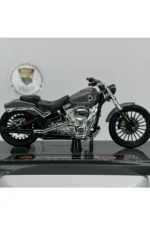 Harley Davidson Softail Breakout 1:18 Diecast Maket Motor – Metal Model - Görsel 2