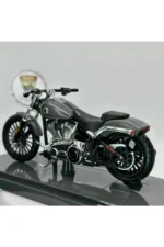 Harley Davidson Softail Breakout 1:18 Diecast Maket Motor – Metal Model - Görsel 4