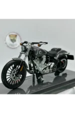 Harley Davidson Softail Breakout 1:18 Diecast Maket Motor – Metal Model - Görsel 6