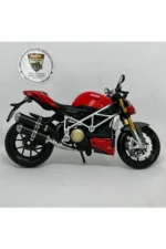 Ducati Super Naked S Maket Motor - 1:12 Maisto Diecast Kırmızı - Görsel 2