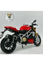 Ducati Super Naked S Maket Motor - 1:12 Maisto Diecast Kırmızı - Görsel 3