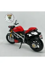 Ducati Super Naked S Maket Motor - 1:12 Maisto Diecast Kırmızı - Görsel 4