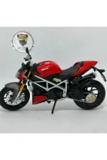 Ducati Super Naked S Maket Motor - 1:12 Maisto Diecast Kırmızı - Görsel 5