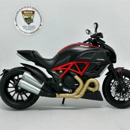 Ducati XDiavel Carbon Maket Motor – 1:12 Maisto Diecast - görsel 2