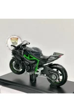 Kawasaki Ninja H2R Maket Motor - 1:18 Maisto Diecast Stantsız Siyah - Görsel 5