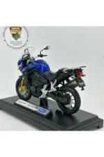 Triumph Explorer Maket Motor - 1:18 Welly Diecast Siyah - Görsel 4