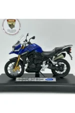 Triumph Explorer Maket Motor - 1:18 Welly Diecast Siyah - Görsel 5