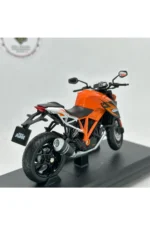 KTM 1290 Super Duke Maket Motor - 1:18 Welly Diecast Turuncu - Görsel 3