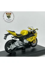 Gold BMW S1000RR 1:18 Ölçek Diecast Motosiklet Model – Lisanslı Metal Maket Oyuncak & Biblo - Görsel 3