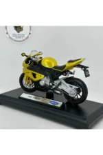 Gold BMW S1000RR 1:18 Ölçek Diecast Motosiklet Model – Lisanslı Metal Maket Oyuncak & Biblo - Görsel 4