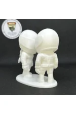 3D Motorcu Çift Figür 1:18 – Kadın & Erkek Biblo/Maket (11 cm) + Boya Seti Hediyeli - Görsel 4