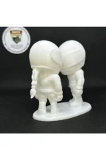 3D Motorcu Çift Figür 1:18 – Kadın & Erkek Biblo/Maket (11 cm) + Boya Seti Hediyeli - Görsel 6