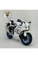 Suzuki GSX-R Maket Motor - 1:12 Welly Diecast Yarış Serisi