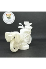 3D Yamaha Tracer 900 GT Motosiklet Figür – Beyaz 1:18 Ölçek Boyanabilir Biblo & Maket - Görsel 3