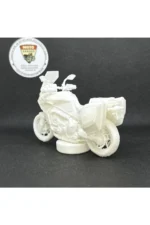 3D Yamaha Tracer 900 GT Motosiklet Figür – Beyaz 1:18 Ölçek Boyanabilir Biblo & Maket - Görsel 5