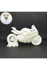 3D Ducati Panigale V4S Corse Figür – Beyaz 1:18 Ölçek Boyanabilir Biblo & Maket - Görsel 2