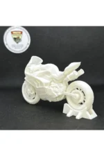 3D Ducati Panigale V4S Corse Figür – Beyaz 1:18 Ölçek Boyanabilir Biblo & Maket - Görsel 5