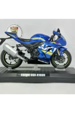 Suzuki GSX-R1000 Lacivert 1:12(17) Diecast Metal Stantsız Motosiklet Model – SUZUKİ LİSANSLI - Görsel 2