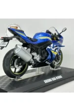 Suzuki GSX-R1000 Lacivert 1:12(17) Diecast Metal Stantsız Motosiklet Model – SUZUKİ LİSANSLI - Görsel 3