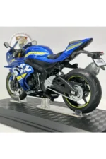 Suzuki GSX-R1000 Lacivert 1:12(17) Diecast Metal Stantsız Motosiklet Model – SUZUKİ LİSANSLI - Görsel 4