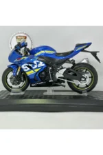 Suzuki GSX-R1000 Lacivert 1:12(17) Diecast Metal Stantsız Motosiklet Model – SUZUKİ LİSANSLI - Görsel 5