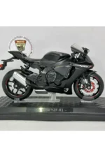 Yamaha YZF-R1 1:12 Diecast Stantsız Motosiklet Model – Siyah Mat - Görsel 2