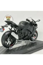 Yamaha YZF-R1 1:12 Diecast Stantsız Motosiklet Model – Siyah Mat - Görsel 3