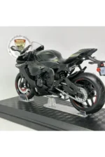 Yamaha YZF-R1 1:12 Diecast Stantsız Motosiklet Model – Siyah Mat - Görsel 4