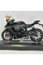 Yamaha YZF-R1 1:12 Diecast Stantsız Motosiklet Model – Siyah Mat - Görsel 5
