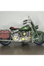 Askeri Yeşil Metal Chopper Biblo - 36 cm US Army El Yapımı - Görsel 2
