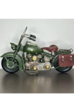 Askeri Yeşil Metal Chopper Biblo - 36 cm US Army El Yapımı - Görsel 6
